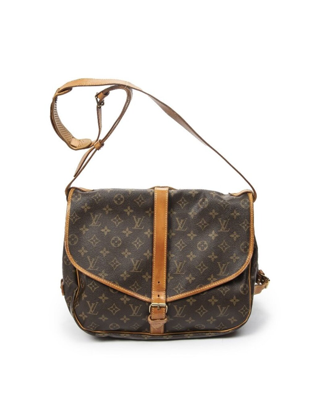 Louis Vuitton Saumur Brown Monogram Canvas Crossbody
